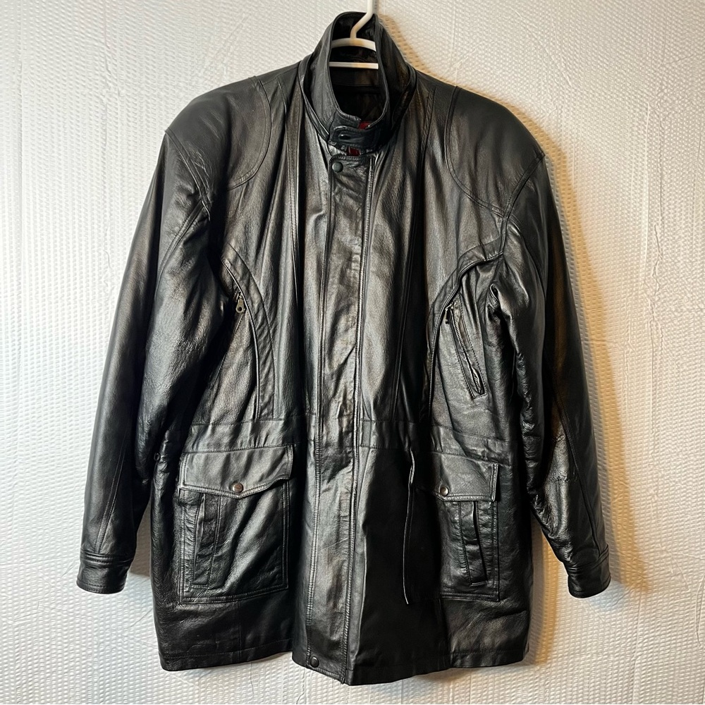 Vintage Hind 100% Leather Jacket Size XL